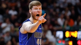 Davis Bertans, jugador de Dallas Mavericks.