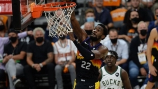 DeAndre Ayton, papel en Finales NBA 2021. Foto: gettyimages