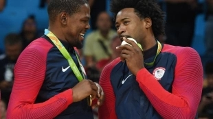 Kevin Durant y DeAndre Jordan son amigos desde hace años.