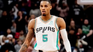 Dejounte Murray, jugador de San Antonio Spurs.