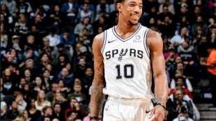 DeMar DeRozan, jugador de San Antonio Spurs.