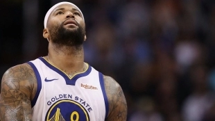 DeMarcus Cousins se perderá toda la temporada por una rotura de ligamento cruzado anterior de la rodilla.