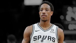 DeMar DeRozan, jugador de San Antonio Spurs.