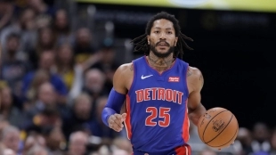 Derrick Rose, jugador de Detroit Pistons.