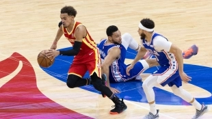 Desastre Philadelphia76ers con estadísticas NBA. Foto: gettyimages