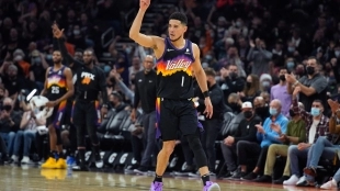 Devin Booker, estadísticas NBA racha triunfal. Foto: gettyimages