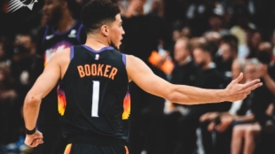 Devin Booker, estrella de Phoenix Suns. 