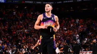 Devin Booker, jugador de Phoenix Suns.