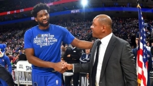 Doc Rivers y motivo para entrenar Philadelphia 76ers. Foto: gettyimages