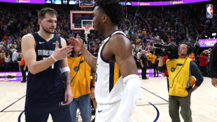 Luka Doncic y Donovan Mitchell, rumores NBA. Foto: gettyimages