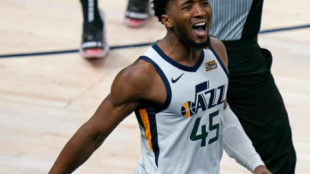 Donovan Mitchell, zasca a Shaquille O´Neal. Foto: gettyimages