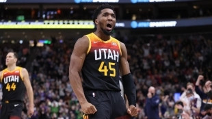 Donovan Mitchell, jugador de Utah Jazz.