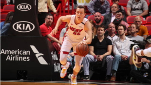 Duncan Robinson, consumado tirador de tres en NBA. Foto: gettyimages