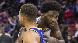 Joel Embiid, rumor traspaso Golden State Warriors. Foto: gettyimages
