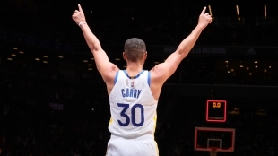 Stephen Curry, estadísticas NBA de su mejor momento. Foto: gettyimages