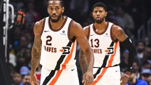 Paul George y Kawhi Leonard | Foto: getty images