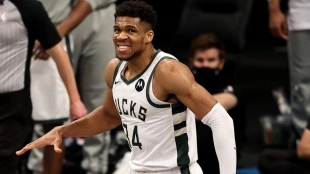 Giannis Antetokounmpo, jugador de Milwaukee Bucks.