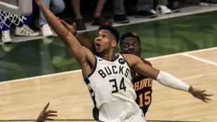 Giannis Antetokounmpo, jugador de Milwaukee Bucks.