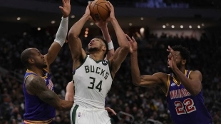 Giannis Antetokounmpo, mentalidad ganadora y números. Foto: gettyimages