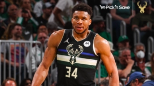 Giannis Antetokounmpo, estrella de Milwaukee Bucks. 