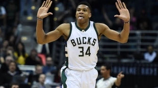 Giannis Antetokounmpo, superestrella de la NBA