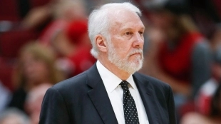 Gregg Popovich, entrenador de San Antonio Spurs.