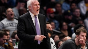 Gregg Popovich, entrenador principal de San Antonio Spurs.