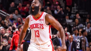 James Harden, estrella de Houston Rockets.