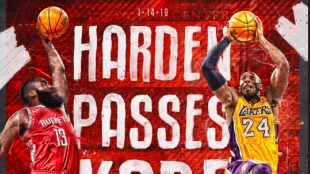 James Harden, estrella de Houston Rockets.