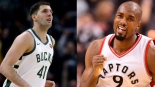Serge Ibaka y Nikola Mirotic, jugadore españoles de la NBA.