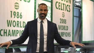 Ime Udoka, entrenador jefe de Boston Celtics.