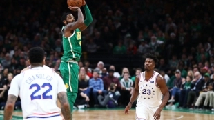 Kyrie Irving, en el partido navideño contra Sixers