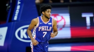 Isaiah Joe, revelación de Philadelphia 76ers en pretemporada. Foto: gettyimages