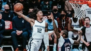 Ja Morant, jugador de Memphis Grizzlies.