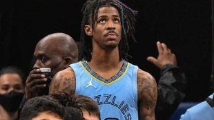 Ja Morant, estrella de Memphis Grizzlies. 