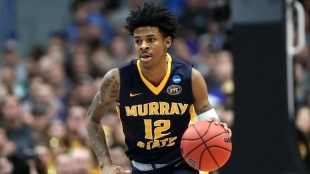Morant llevó a su equipo al NCAA Tournament y será un pick muy alto. Foto: nba.com