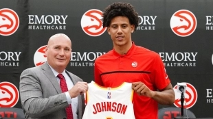 Jalen Johnson, pick nº 20 del NBA Draft 2021 seleccionado por Atlanta Hawks.