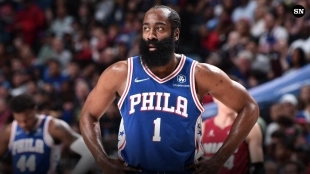 James Harden, estrella de Philadelphia 76ers.