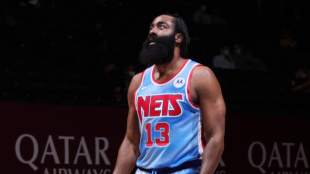 James Harden, estrella de Brooklyn Nets. 