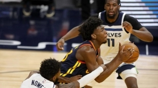 James Wiseman, ante Minnesota Timberwolves.