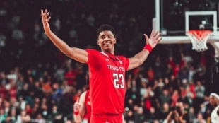 Jarrett Culver, jugador de los Texas Tech Red Raiders.
