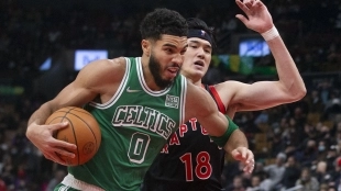 Jayson Tatum, pésimas estadísticas NBA lanzamiento. Foto: gettyimages