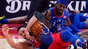 Jerami Grant y Ben Simmons están envueltos en muchos rumores NBA. 