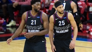Joel Embiid critica a Ben Simmons. Foto: gettyimages