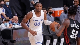 Jonathan Kuminga, rookie de Golden State Warriors.