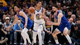 Jordan Poole, nacimiento de Splash Trio. Foto: gettyimages