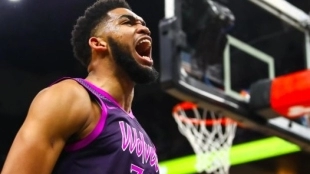 Karl-Anthony Towns, jugador de Minnesota Timberwolves.