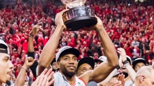 Kawhi Leonard, jugador de Toronto Raptors.