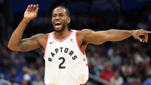Kawhi Leonard, jugador de Toronto Raptors.