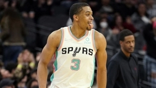 Keldon Johnson, jugador de San Antonio Spurs.